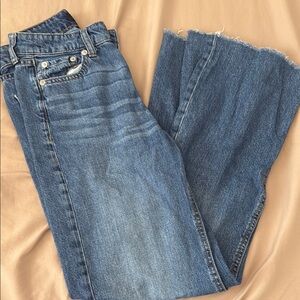 Aeropostale Blue Flare Wide Leg Jeans